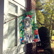 Load image into Gallery viewer, Scottish Fold Cat By the Christmas Tree House Flag