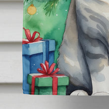 Load image into Gallery viewer, Scottish Fold Cat By the Christmas Tree House Flag