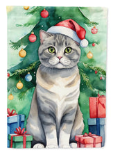 Load image into Gallery viewer, Scottish Fold Cat By the Christmas Tree House Flag