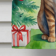 Load image into Gallery viewer, Sokoke Cat By the Christmas Tree House Flag