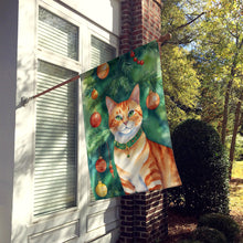Load image into Gallery viewer, Suphalak Cat By the Christmas Tree House Flag