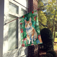 Load image into Gallery viewer, Ural Rex Cat By the Christmas Tree House Flag