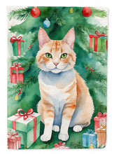 Load image into Gallery viewer, Ural Rex Cat By the Christmas Tree House Flag