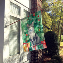 Load image into Gallery viewer, Ural Rex Cat By the Christmas Tree House Flag