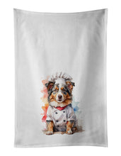 Load image into Gallery viewer, Australian Shepherd Chef Kitchen Towel Set of 2