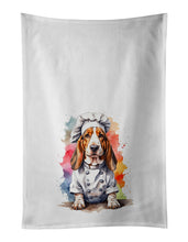 Load image into Gallery viewer, Basset Hound Chef Kitchen Towel Set of 2