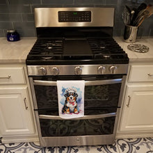 Load image into Gallery viewer, Bernese Mountain Dog Chef Kitchen Towel Set of 2 DAC7288WTKT