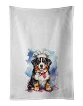 Load image into Gallery viewer, Bernese Mountain Dog Chef Kitchen Towel Set of 2 DAC7288WTKT
