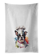 Load image into Gallery viewer, Boston Terrier Chef Kitchen Towel Set of 2