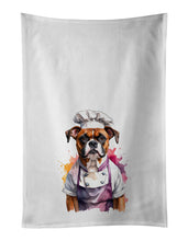 Load image into Gallery viewer, Boxer Chef Kitchen Towel Set of 2
