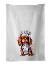 Load image into Gallery viewer, Cavalier Spaniel Chef Kitchen Towel Set of 2