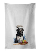 Load image into Gallery viewer, Flat-Coated Retriever Chef Kitchen Towel Set of 2