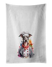 Load image into Gallery viewer, Italian Greyhound Chef Kitchen Towel Set of 2