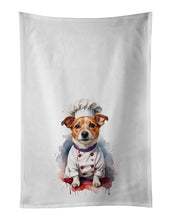 Load image into Gallery viewer, Jack Russell Terrier Chef Kitchen Towel Set of 2