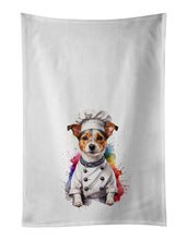 Load image into Gallery viewer, Jack Russell Terrier Chef Kitchen Towel Set of 2
