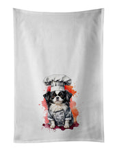 Load image into Gallery viewer, Japanese Chin Chef Kitchen Towel Set of 2
