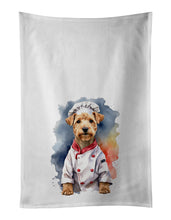 Load image into Gallery viewer, Lakeland Terrier Chef Kitchen Towel Set of 2