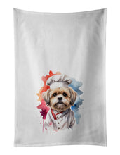 Load image into Gallery viewer, Lhasa Apso Chef Kitchen Towel Set of 2