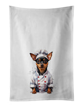 Load image into Gallery viewer, Miniature Pinscher Chef Kitchen Towel Set of 2