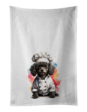 Load image into Gallery viewer, Poodle Chef Kitchen Towel Set of 2