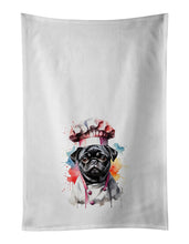 Load image into Gallery viewer, Pug Chef Kitchen Towel Set of 2