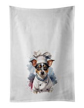 Load image into Gallery viewer, Rat Terrier Chef Kitchen Towel Set of 2
