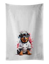Load image into Gallery viewer, Rottweiler Chef Kitchen Towel Set of 2