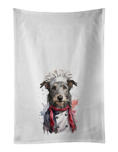 Load image into Gallery viewer, Scottish Deerhound Chef Kitchen Towel Set of 2