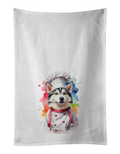 Load image into Gallery viewer, Siberian Husky Chef Kitchen Towel Set of 2