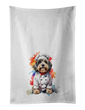 Load image into Gallery viewer, Tibetan Terrier Chef Kitchen Towel Set of 2