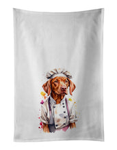 Load image into Gallery viewer, Vizsla Chef Kitchen Towel Set of 2