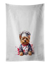 Load image into Gallery viewer, Yorkshire Terrier Chef Kitchen Towel Set of 2