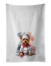 Load image into Gallery viewer, Yorkshire Terrier Chef Kitchen Towel Set of 2