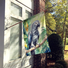 Load image into Gallery viewer, African Grey Parrot House Flag