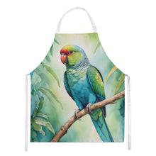 Load image into Gallery viewer, African Ringneck Parrot Apron – Artist-Designed Kitchen, BBQ &amp; Craft Apron