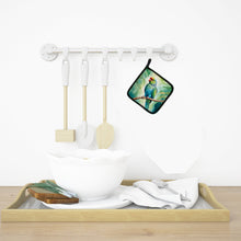 Load image into Gallery viewer, African Ringneck Parrot Pot Holders - Set of 2 Decorative Kitchen Helpers | Made in the USA