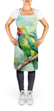Load image into Gallery viewer, African Ringneck Parrot Apron – Artist-Designed Kitchen, BBQ &amp; Craft Apron