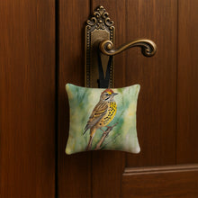 Load image into Gallery viewer, Alabama Yellowhammer Hanging Square Fabric Ornament 3.5 × 3.5