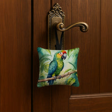 Load image into Gallery viewer, Amazon Parrot Hanging Square Fabric Ornament 3.5 × 3.5