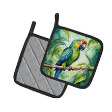 Load image into Gallery viewer, Amazon Parrot Pot Holders - Set of 2 Decorative Kitchen Helpers | Made in the USA