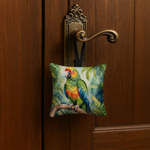 Load image into Gallery viewer, Amazon Parrot Hanging Square Fabric Ornament 3.5 × 3.5