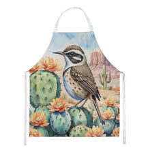 Load image into Gallery viewer, Arizona Cactus Wren Apron – Artist-Designed Kitchen, BBQ &amp; Craft Apron