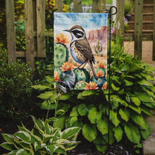Load image into Gallery viewer, Arizona Cactus Wren Garden Flag –  Garden Flag by Caroline's Treasures