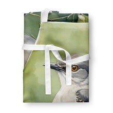 Load image into Gallery viewer, Arkansas Northern Mockingbird Apron – Artist-Designed Kitchen, BBQ &amp; Craft Apron