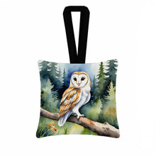 Load image into Gallery viewer, Barn Owl Hanging Square Fabric Ornament 3.5 × 3.5