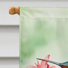Load image into Gallery viewer, Broadtailed Hummingbird House Flag
