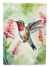 Load image into Gallery viewer, Broadtailed Hummingbird House Flag