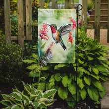 Load image into Gallery viewer, Broadtailed Hummingbird Garden Flag –  Garden Flag by Caroline's Treasures
