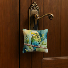 Load image into Gallery viewer, Budgerigar Hanging Square Fabric Ornament 3.5 × 3.5