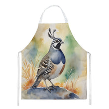 Load image into Gallery viewer, California Quail Apron – Artist-Designed Kitchen, BBQ &amp; Craft Apron